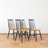 4 mid-century fanett chairs by ilmari tapiovaara, 1960s, set of 4