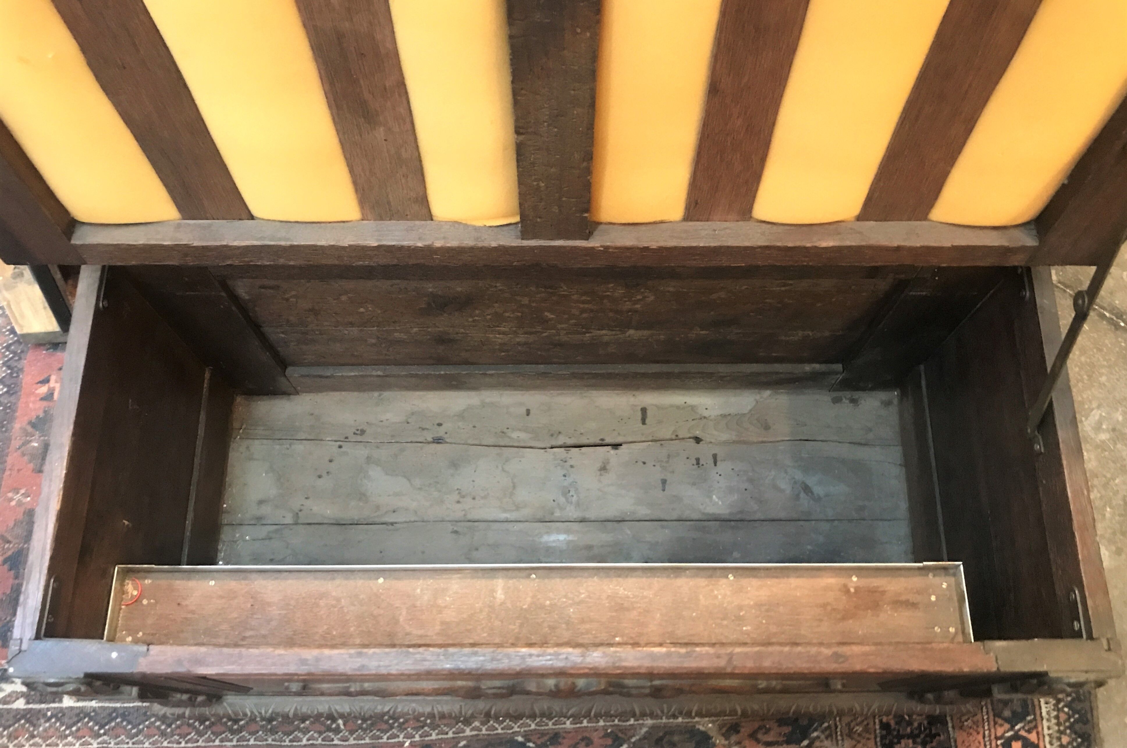 Gothic-style carved chest