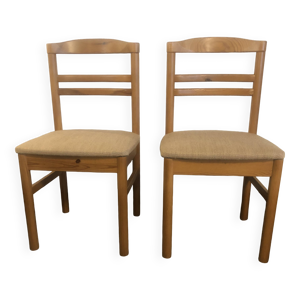 Paire de chaises scandinaves