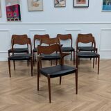 8 chaises Niels Otto Moller