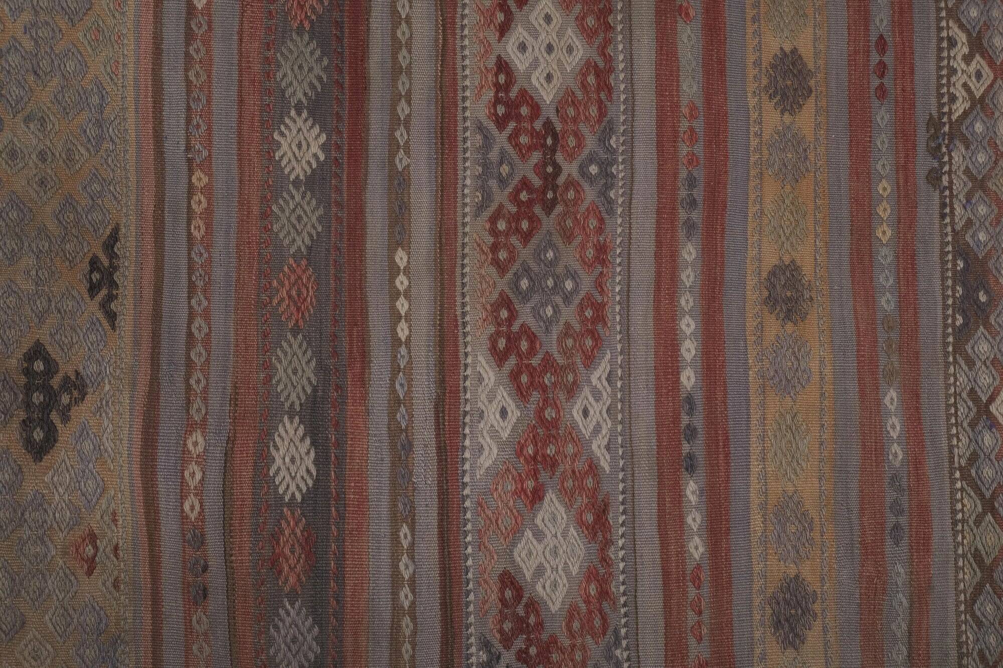 Vintage Turkish hallway rug 76x326 cm