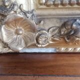 Large golden mirror. 19th