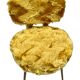 2 armchairs with faux fur, Pelfran, from the 60s/70s.