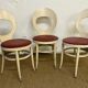 3 chaises Baumann mouette