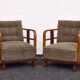 Lajos Kozma, importants fauteuils Art Déco de Budapest Werkstatte, années 1930