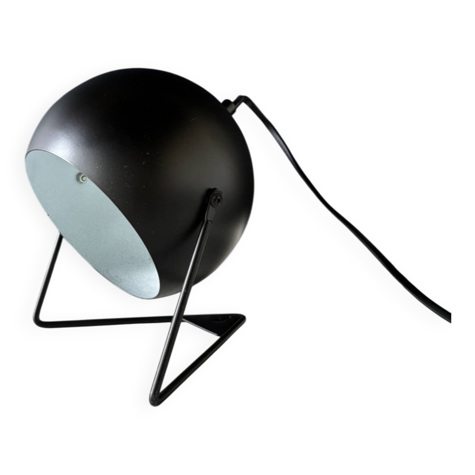 Adjustable black table lamp