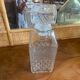 Cut glass whiskey decanter