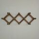 Vintage accordion coat rack