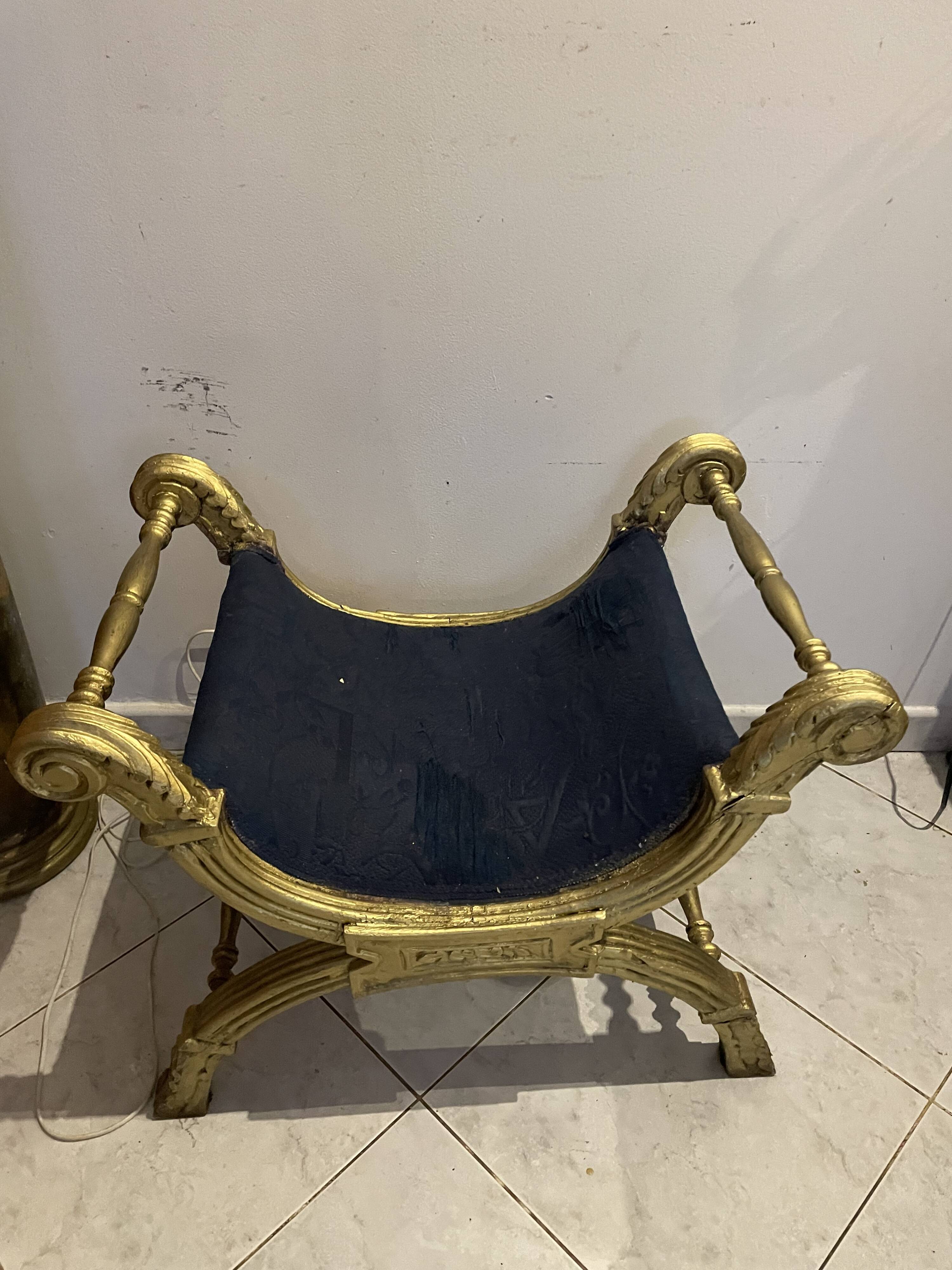 Stool. 19th century Empire