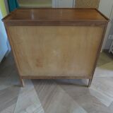 Vintage - Chest of drawers - 4 drawers - wood - 1950s/60s - modernist/Scandinavian
