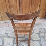 Vintage straw children's chair