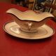 Sauciere porcelaine monogramme  ks