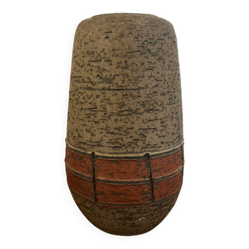 vase Spara Keramik Schamotte 1960 1970