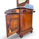 The antique walnut vanity , 19th century
