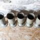 Lot de 5 verres à pied en grès - Poterie Le Cep