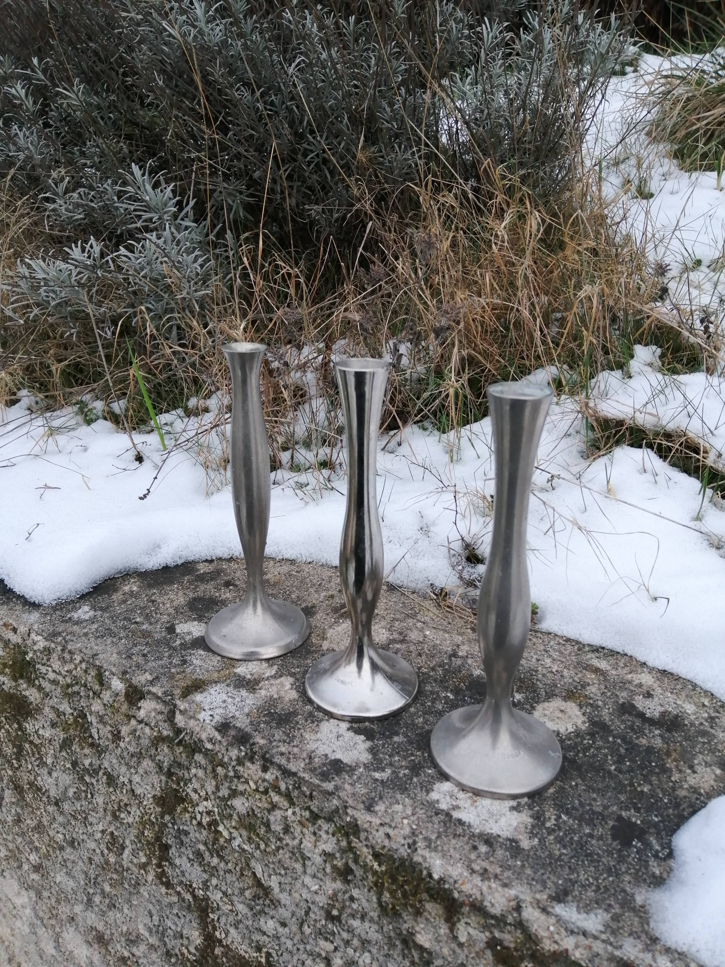 Trio of candlesticks