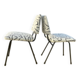 Pair of 1950s "Miro" chairs