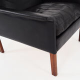 Fauteuil en cuir par Hans Olsen
