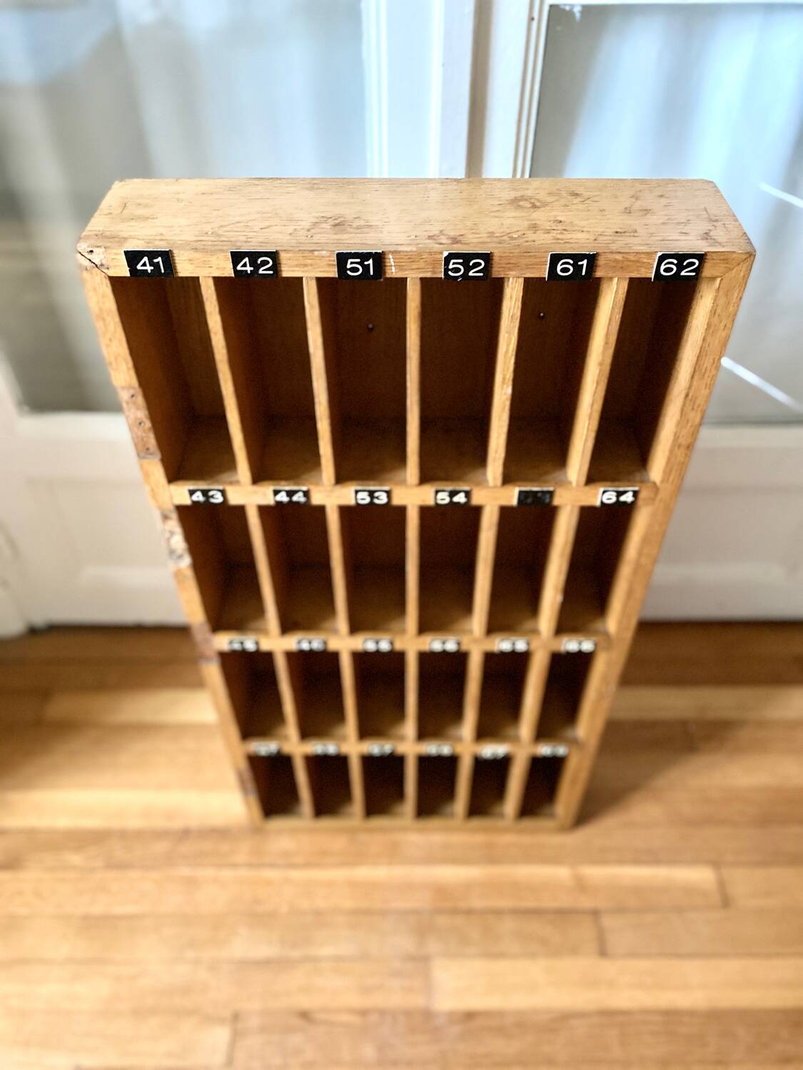 Vintage hotel key locker furniture