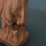 Virgin and Child in terracotta 19th century modeling