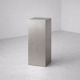 Stainless Steel Pedestal Plinth – Minimalist Sculptural Side Table