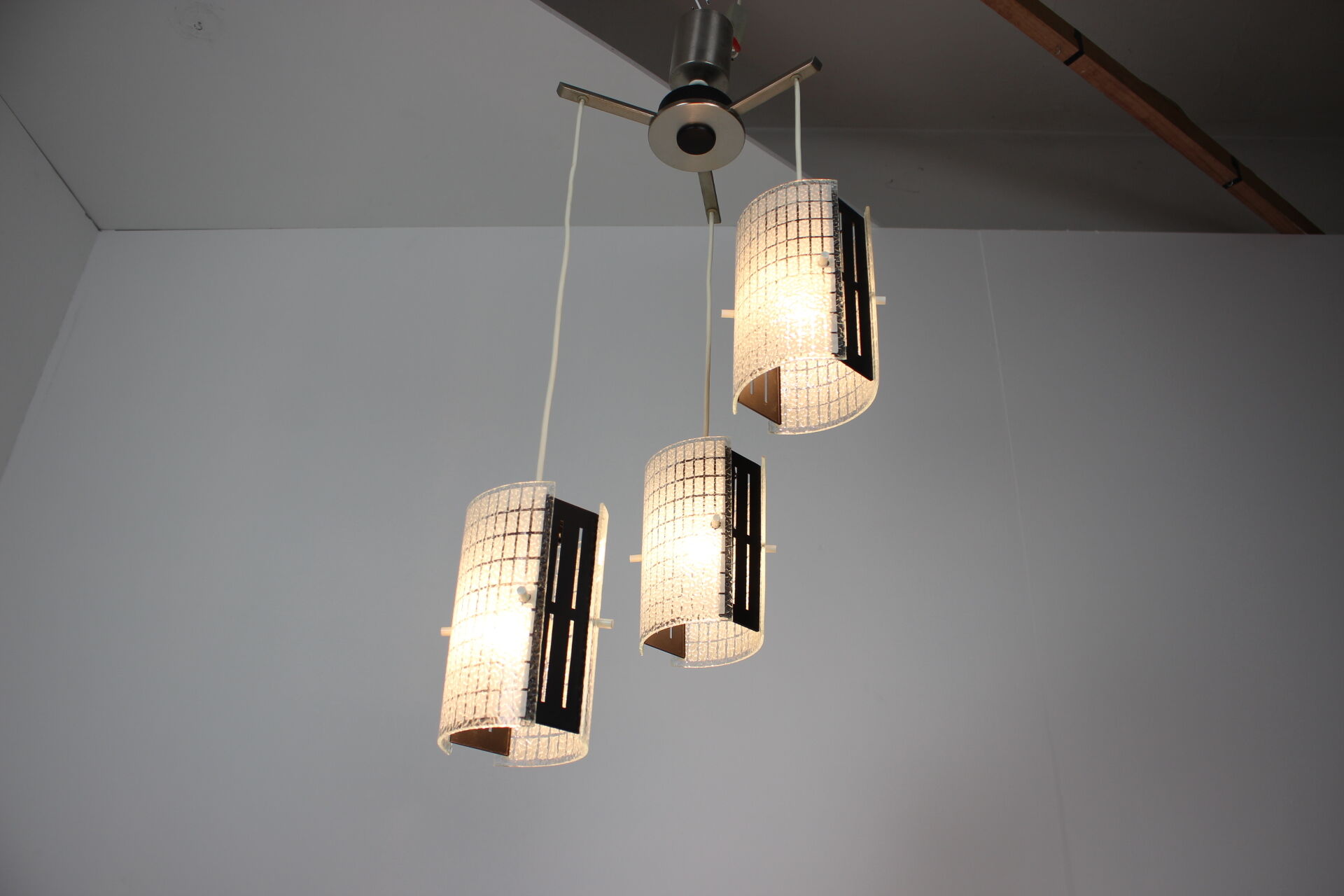 Mid-century german pendant, 1970's