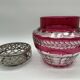 Crystal flower holder from the VSL Art Deco period.