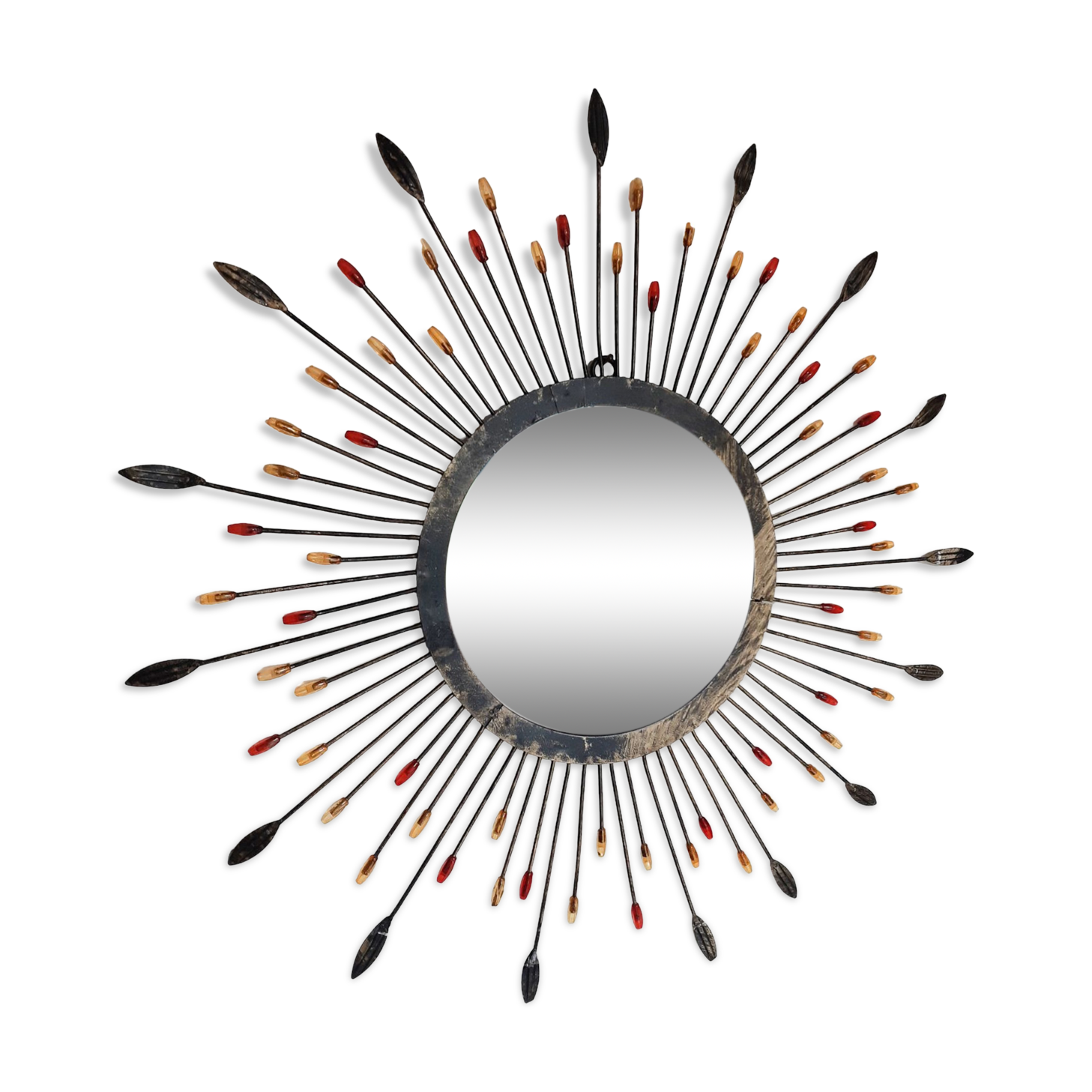 Metal sun mirror , 43 cm