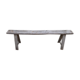 Ancien banc de ferme en chene