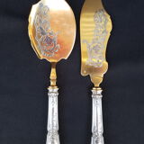 Service a glace, silver channel, circa 1890
