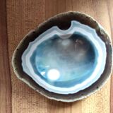 Pocket tray in natural agate stone