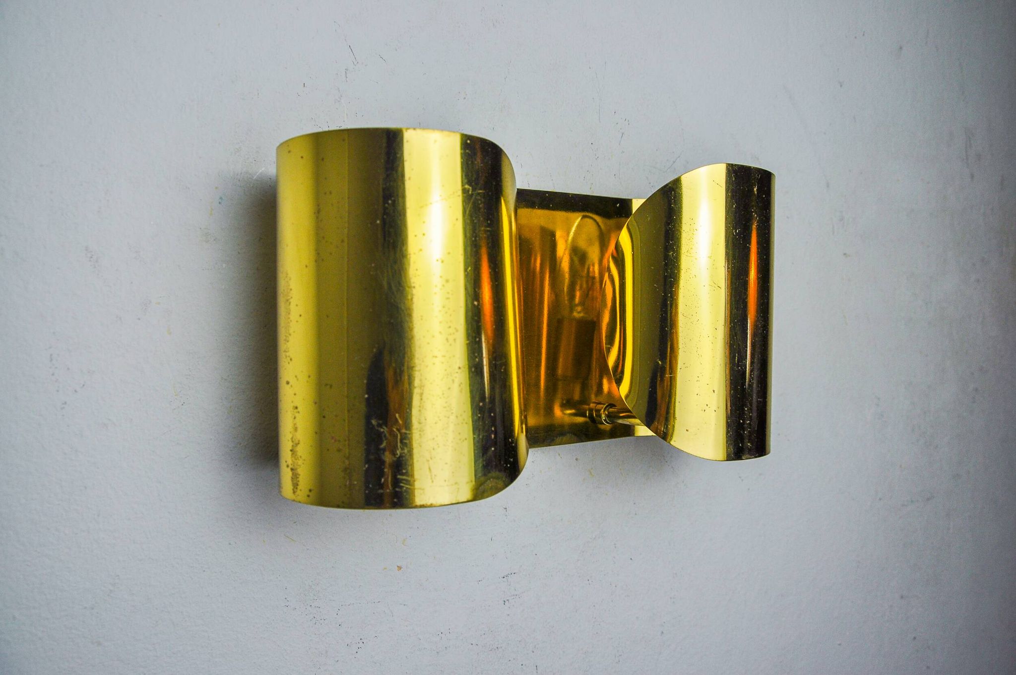 Applique "Foglios" en laiton, italie, 1970