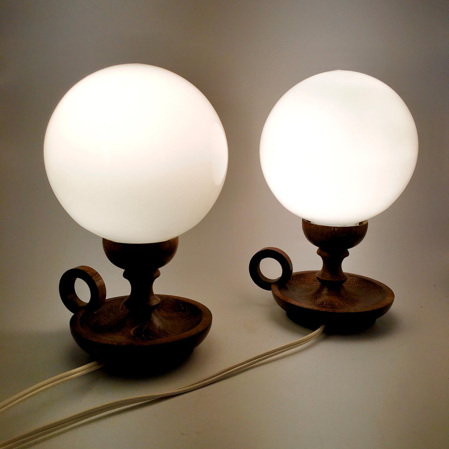 2 lampes de chevets