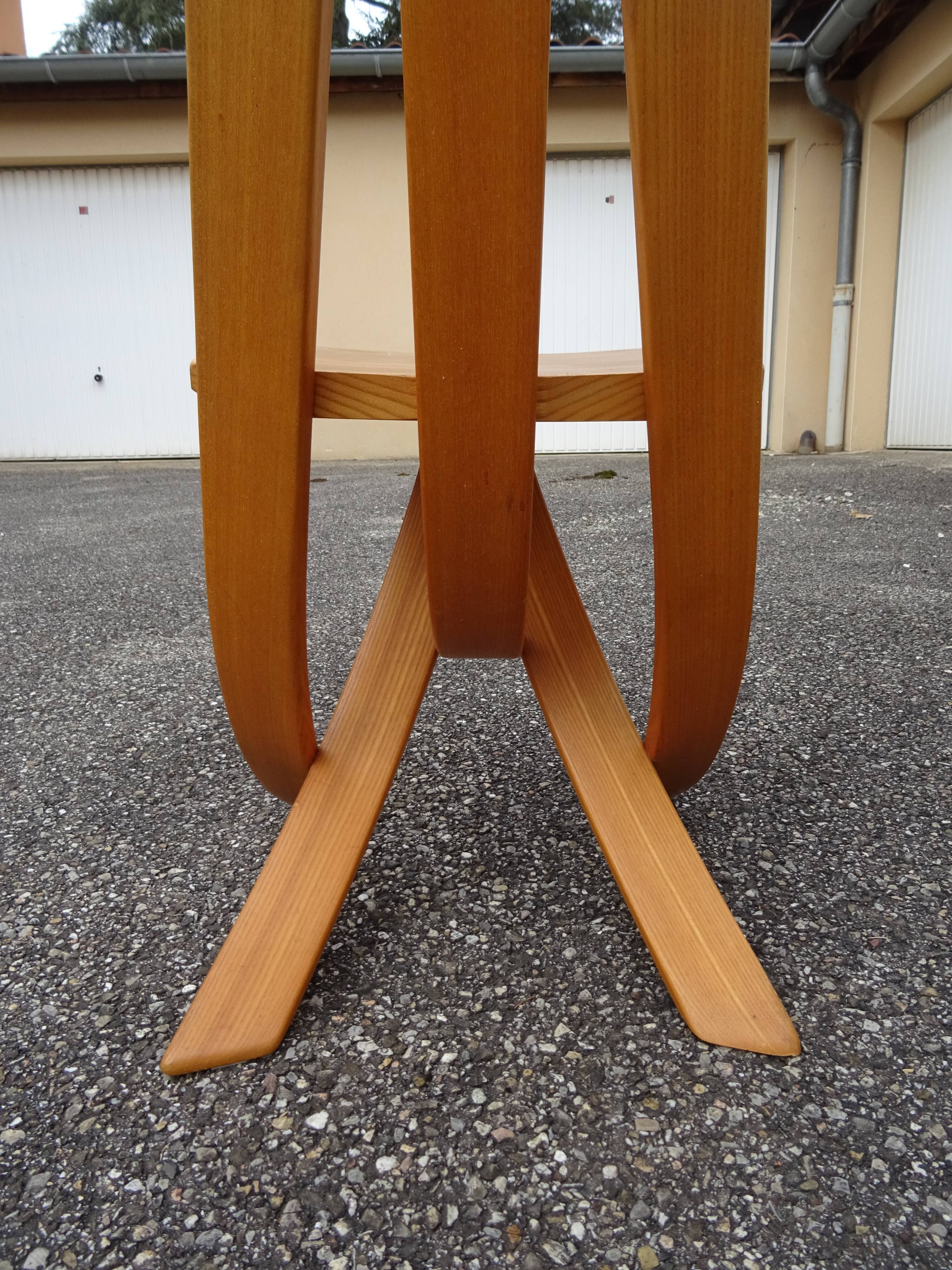 Set of 5 Epona chairs designed by Francis Taglian, France, 1980s.