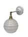 Applique murale globe blanc