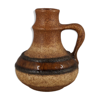 French soliflore vase in enamelled sandstone, 50