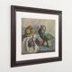 Vintage still life painting, end of 20th century