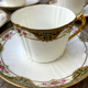 4 cups and under cups Limoges porcelain - Chabrol & Poirier 1925