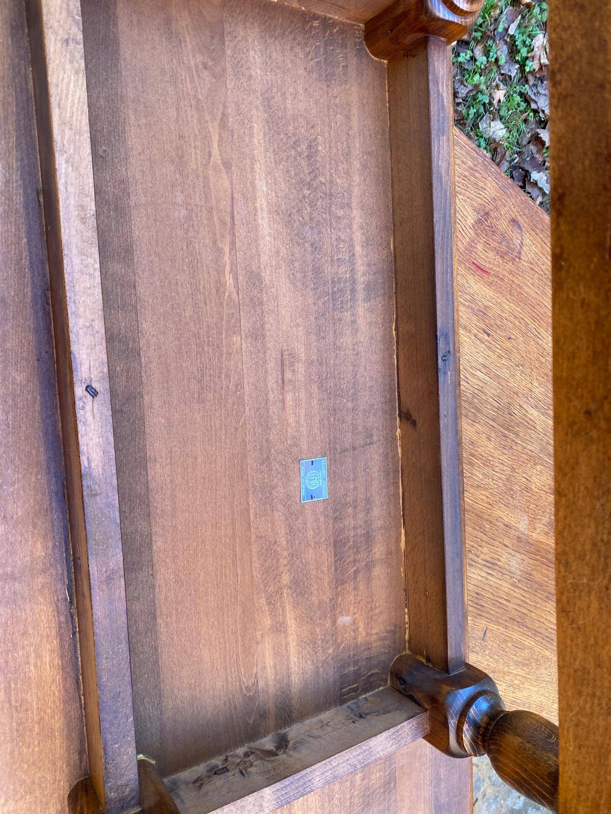 Navarro Argudo farmhouse coffee table in solid wood from Spain 110x50cm