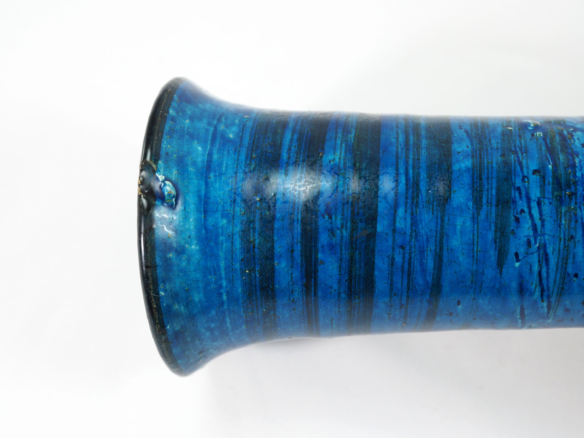Aldo Londi for Bitossi Rimini blue Vase-Circa 1960