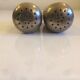 Aluminium salt and pepper and blue glass