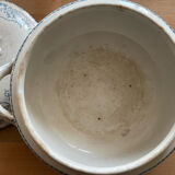 Soupière ancienne Boch Frères modèle Rubis