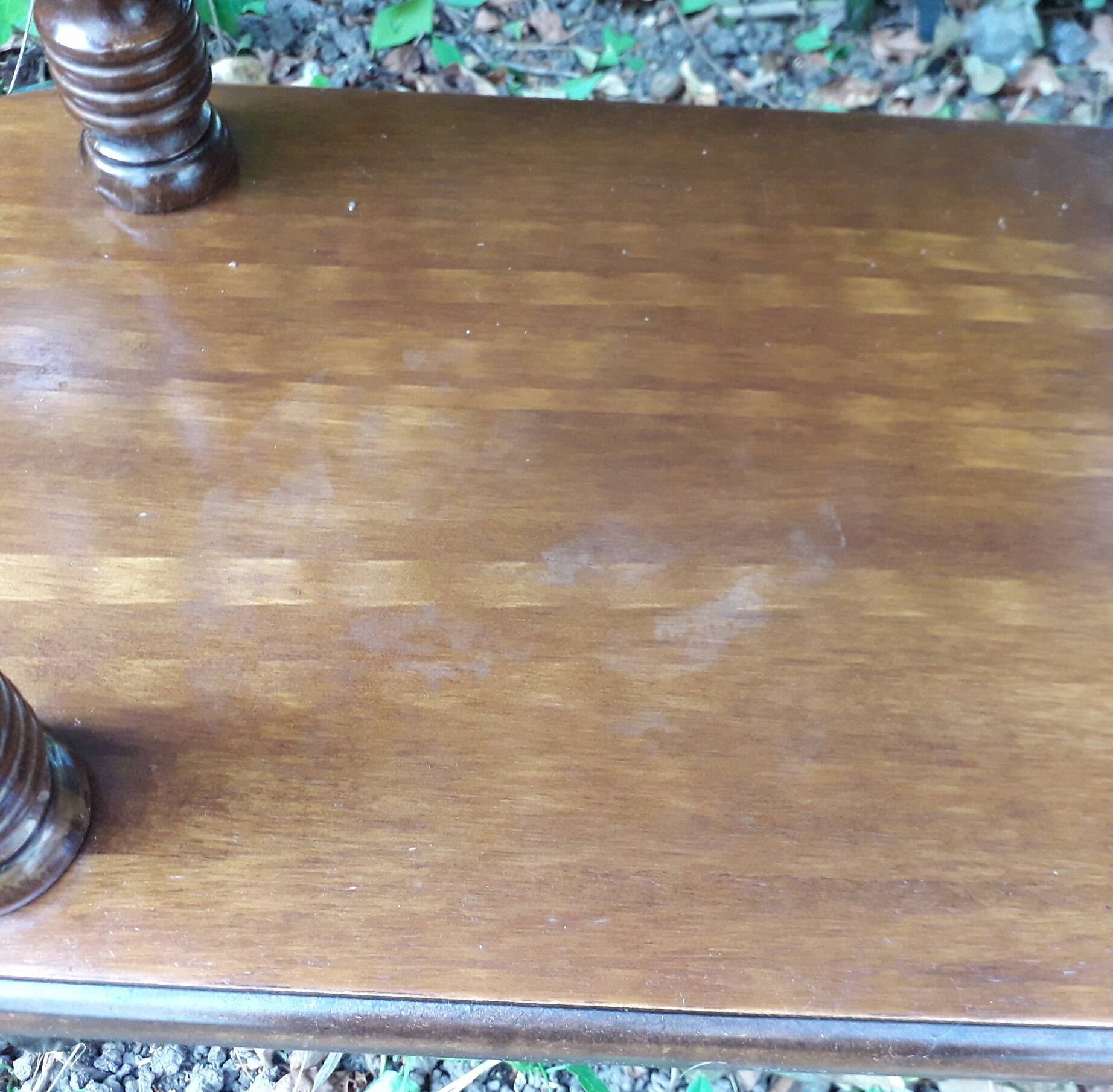 Wooden standing planter