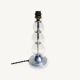 Chrome lamp base and glass balls dlg J. Adnet