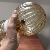 Pair of vintage globe wall lights