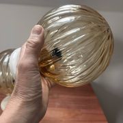 Pair of vintage globe wall lights