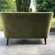 sofa 2 places organic velvet 60s