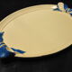 Vintage roundwood serving tray Italy