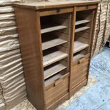 Curtain filing cabinet