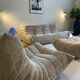 Ligne roset – ensemble togo 4 pièces – velours côtelé beige
